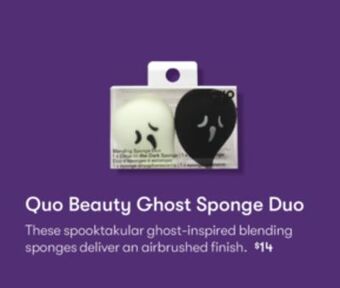 Shoppers Drug Mart Quo beauty ghost sponge duo offer