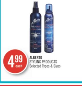 Shoppers Drug Mart Alberto styling products offer