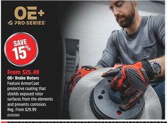 PartSource Oe + brake rotors offer