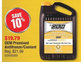 PartSource Oem premixed antifreeze/coolant offer