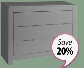 JYSK Hull 3-drawer chest offer