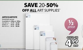 JYSK Artico/artiste stretched canvas offer
