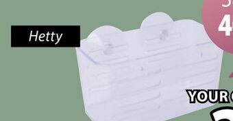 JYSK Hetty suction cup shower caddy offer