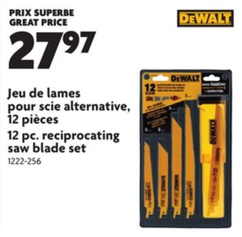 Home Hardware 12 pc. reciprocating saw blade set offer