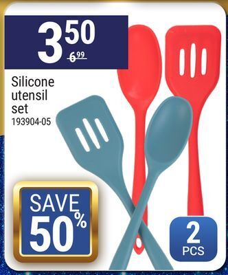 Rossy Silicone utensil set offer