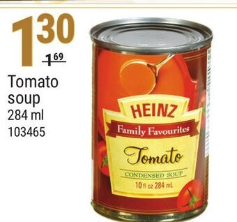 Rossy Heinz tomato soup offer
