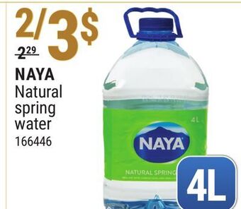 Rossy Naya natural spring water offer