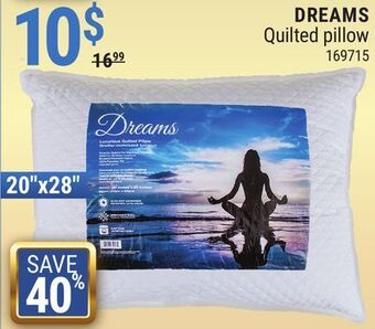 Rossy Dreams quilted pillow offer