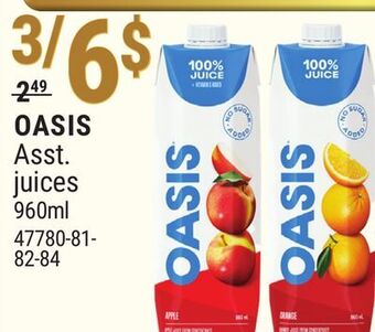 Rossy Oasis asst. juices offer