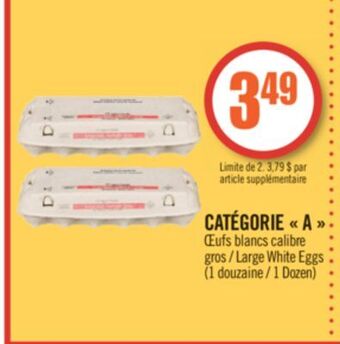 Pharmaprix Catégorie  a  large white eggs offer
