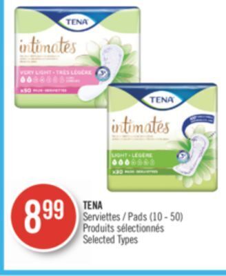 Pharmaprix Tena pads offer