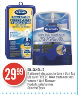 Pharmaprix Dr. scholl's skin tag or freeze away wart remover offer