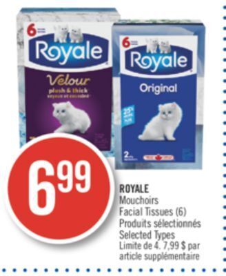 Pharmaprix Royale facial tissues offer