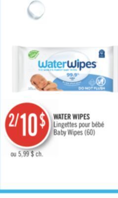 Pharmaprix Water wipes baby wipes offer