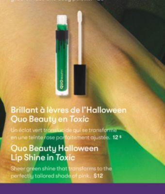 Pharmaprix Quo beauty halloween lip shine in toxic offer