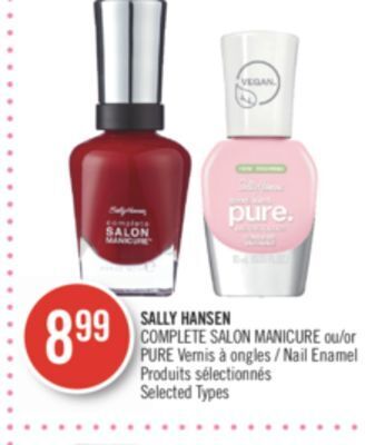Pharmaprix Sally hansen complete salon manicure or nail enamel offer