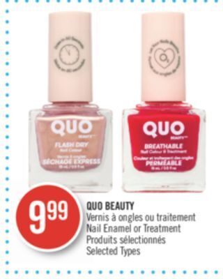 Pharmaprix Quo beauty nail enamel or treatment offer