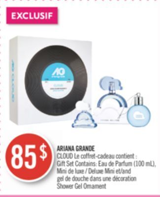 Shoppers Drug Mart Ariana grande cloud gift set offer