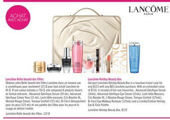 Shoppers Drug Mart Lancôme holiday beauty box offer