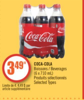 Shoppers Drug Mart Coca-cola beverages offer