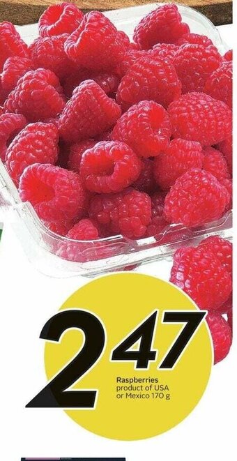 Sobeys Raspberries offer