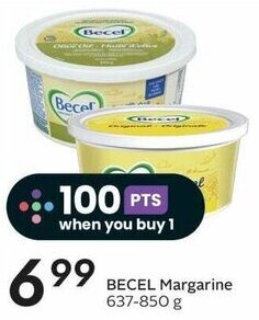 Sobeys BECEL Margarine 637-850 g offer