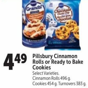 Family Foods Pillsbury Cinnamon Rolls or Ready to Bake Cookies offer