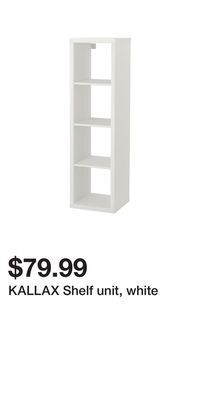 IKEA Kallax shelf unit, white offer