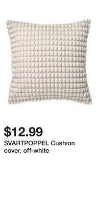 IKEA Svartpoppel cushion cover, off-white offer
