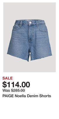 Holt Renfrew Paige noella denim shorts offer
