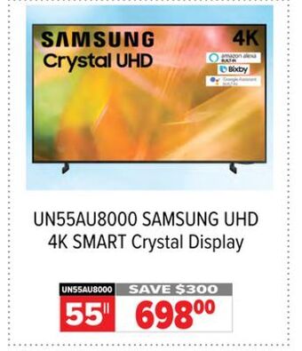 2001 Audio Video Samsung uhd 4k smart crystal display offer