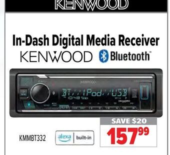 2001 Audio Video Kenwood in-dash digital media receiver offer