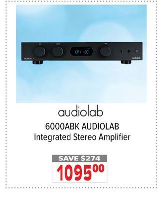 2001 Audio Video Audiolab integrated stereo amplifier offer