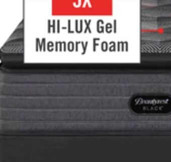 The Brick Beautyrest black signature elegance euro pillowtop queen mattress offer