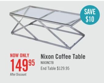 The Brick Nixon coffee table offer