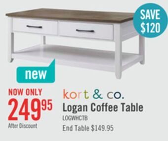 The Brick Logan coffee table offer