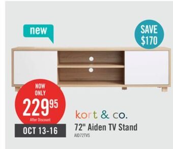 The Brick Aiden 72 tv stand offer