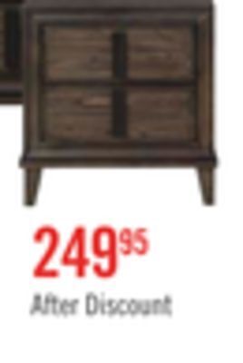 The Brick Kane nightstand offer