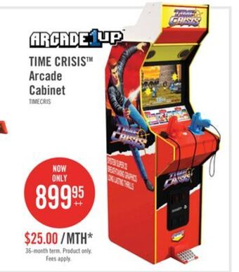 The Brick Arcade1up time crisis arcade cabinet offer