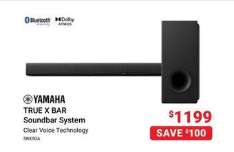 Visions Electronics Yamaha true x bar soundbar system offer