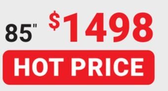 Visions Electronics Hisense 85 a68h smart tv offer