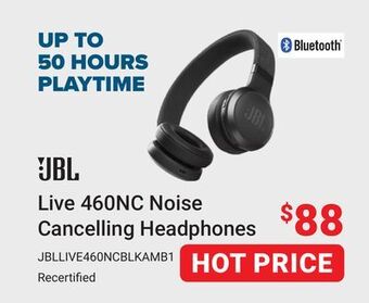 Visions Electronics Jbl live 460nc noise cancelling headphones offer