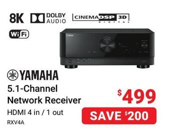 Visions Electronics Yamaha 5.1-channel network receiver offer