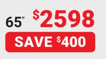 Visions Electronics Lg oled evo native 120hz panel 65 c3pua smart tv offer