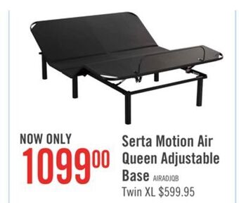 The Brick Serta motion air queen adjustable base offer