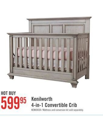 The Brick Kenilworth 4-in-1 convertible crib offer