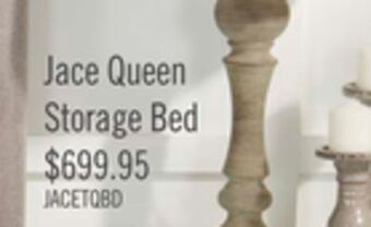 The Brick Jace storage platform queen bed - taupe offer