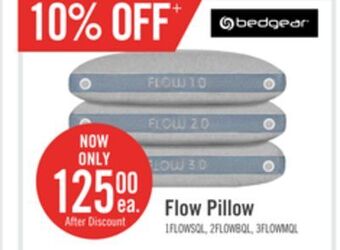 The Brick Bedgear flow 1.0 pillow - stomach sleeper offer