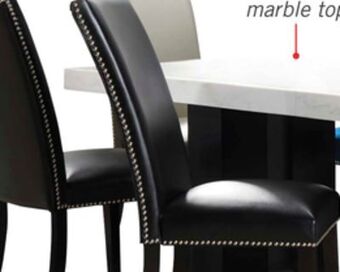 The Brick Cami 7-piece dining set - black offer