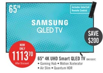 The Brick Samsung 65 q60c 4k qled tv offer